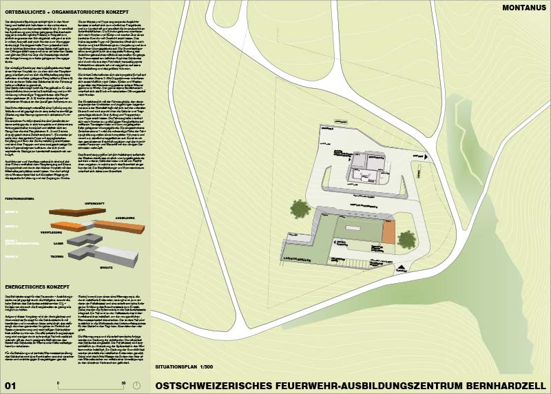 Fahr Architekt Hannover - Feuerwehr Ausbildungszentrum <small>Bernhardzell Schweiz</small>